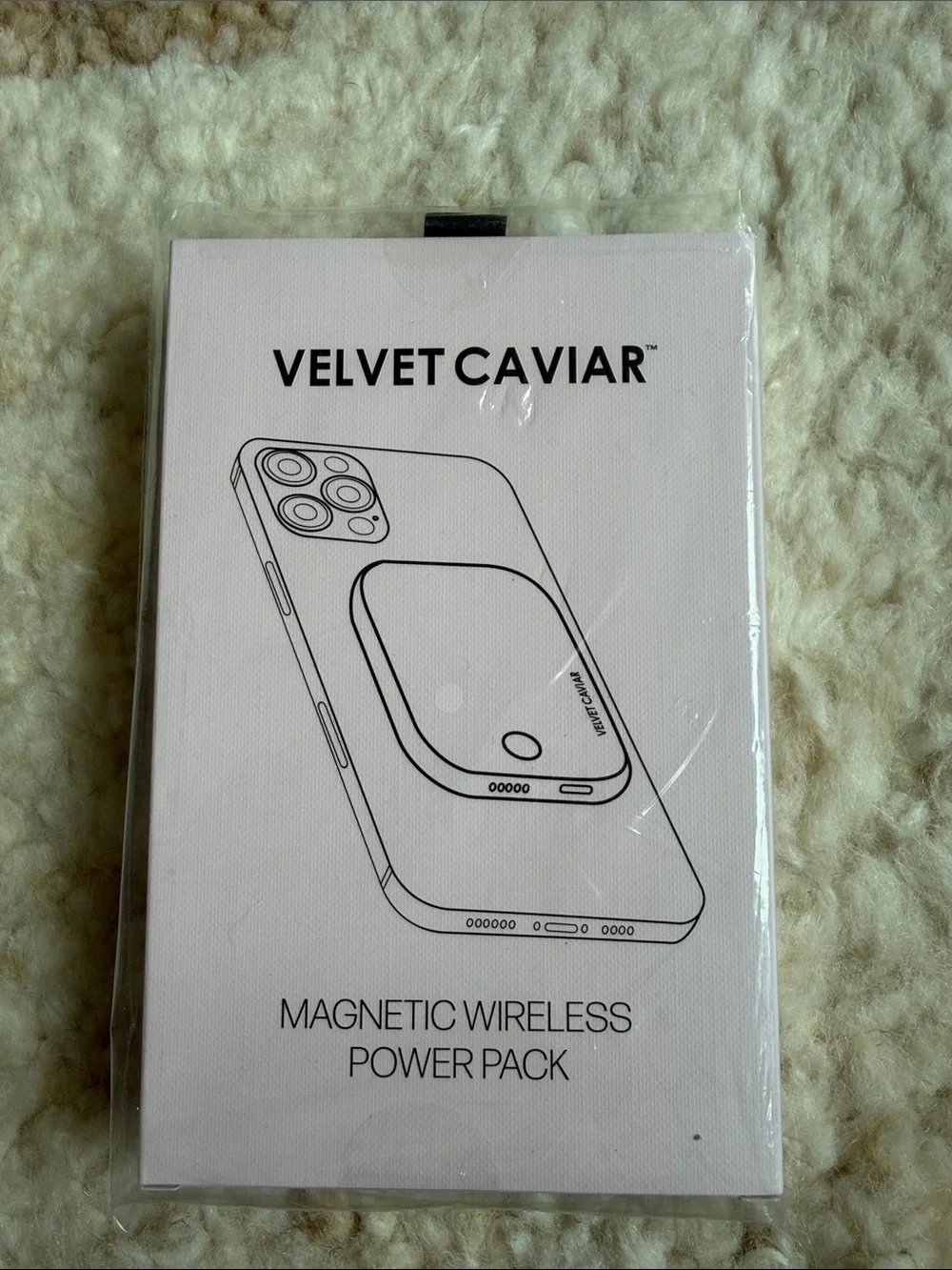 Velvet Caviar Magnetic Wireless Power Pack - White